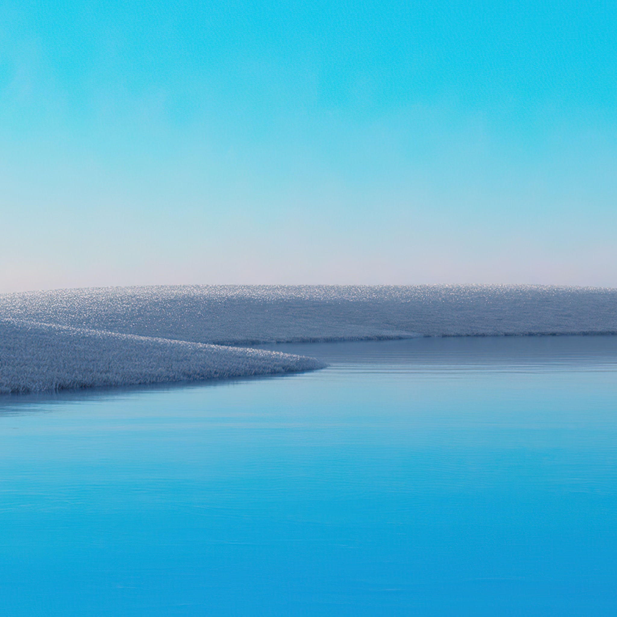 Lake 4K Wallpaper, Clear sky, Blue sky, Windows 10X